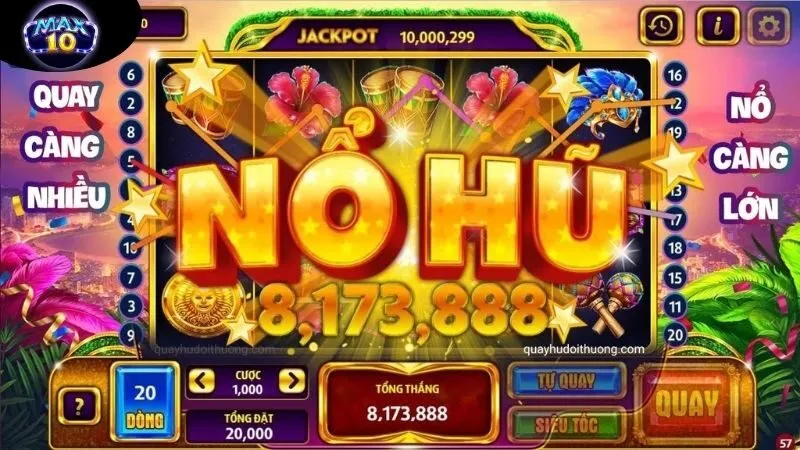 Nổ Hũ Max10 - Trải Nghiệm Tham Gia Chơi Game Slot Đỉnh Cao 2 no-hu-max10-2