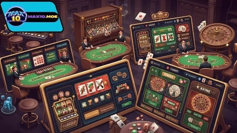 Casino trực tuyến Max10 – Trải nghiệm đẳng cấp ngay tại nhà 3 Các trò chơi nổi bật tại casino trực tuyến Max10