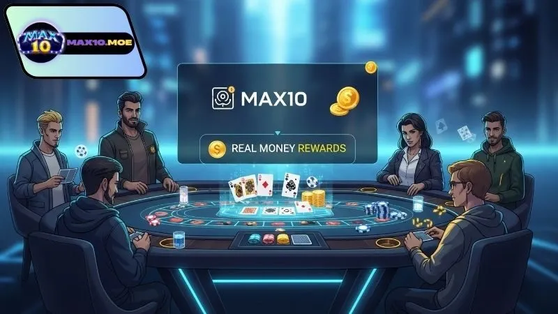 Game bài trực tuyến có đổi thưởng uy tín Max10 hấp dẫn 4 Hướng dẫn chơi game bài trực tuyến có đổi thưởng uy tín Max10